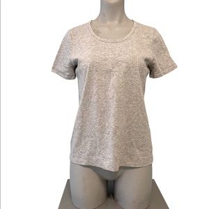 Ann Taylor Large Heather Gray Top